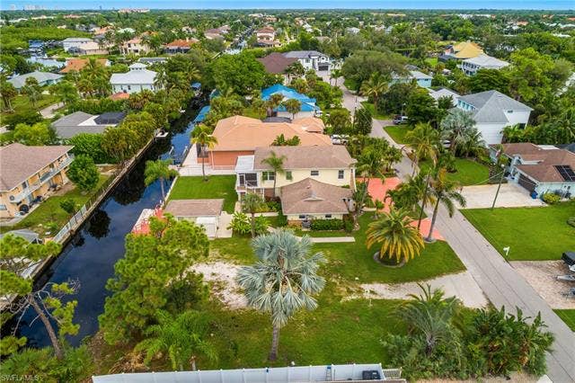 27265 High Seas Ln, Bonita Springs, FL 34135 EXTRA BUILDABLE LOT in forefront (looking North towards Imperial River)