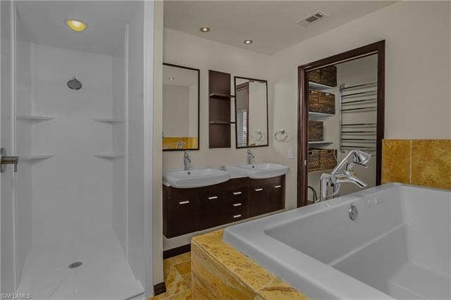 27265 High Seas Ln, Bonita Springs, FL 34135 UPSTAIRS, NEW Custom Shower