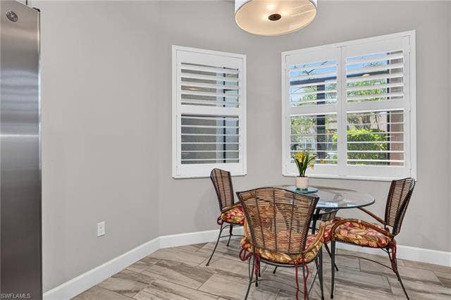 28405 Abruzzo Dr, Bonita Springs, FL 34135 See all that wall space? Space for a hutch, baker's rack, portable island, small desk. You choose!