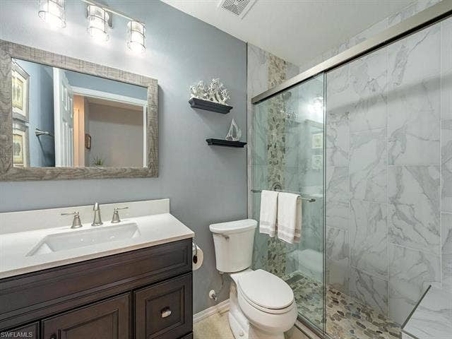 22911 Rosedale Dr, #101, Estero, FL 34135 Updated guest bathroom
