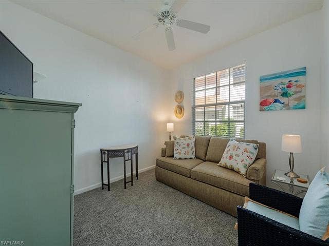 22911 Rosedale Dr, #101, Estero, FL 34135 Den/ office with plenty of room for a sofa bed!
