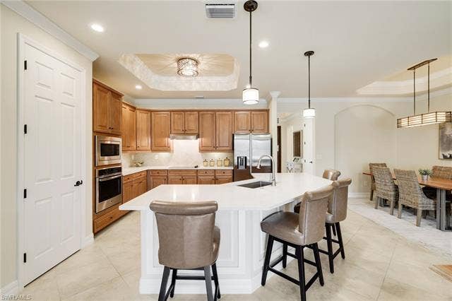 28522 Westmeath Ct, Bonita Springs, FL 34135 Updated Kitchen Featuring Luxury Quartz Countertops