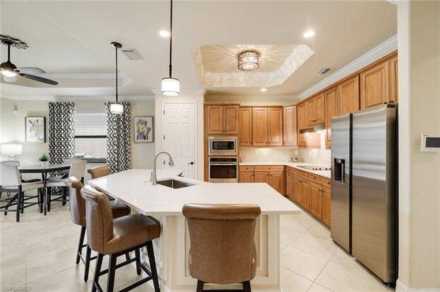 28522 Westmeath Ct, Bonita Springs, FL 34135 Updated Kitchen Featuring Luxury Quartz Countertops