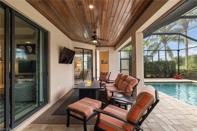 28522 Westmeath Ct, Bonita Springs, FL 34135 Half Bathroom at Lanai