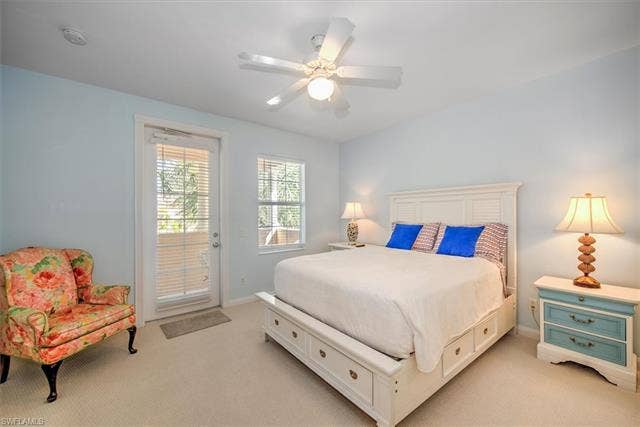 15059 Blue Marlin Ter, Bonita Springs, FL 34135 Ceiling fan with integrated lighting no chair is tagged for visualization