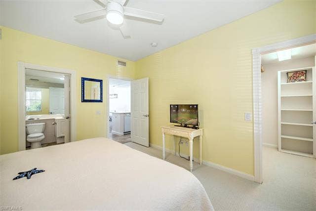 15059 Blue Marlin Ter, Bonita Springs, FL 34135 #1 main BRceiling fan with integrated lighting.Main floor bedroom, BA , WALK IN CLOSET. COVERD Porch . FOR your MORNING beverages .