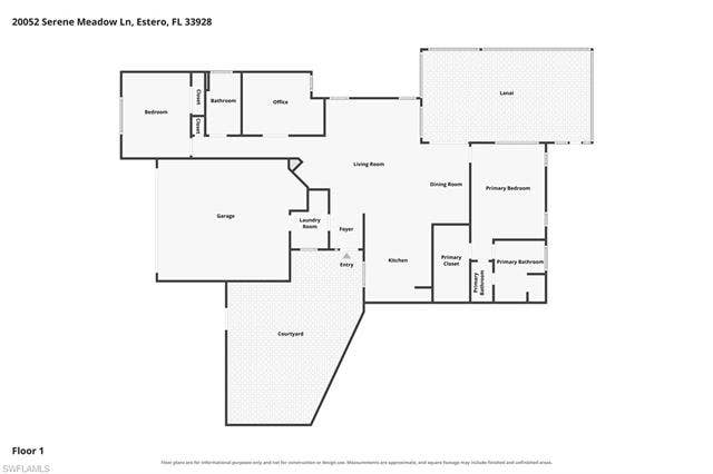 20052 Serene Meadow Ln, Estero, FL 33928 Floor plan