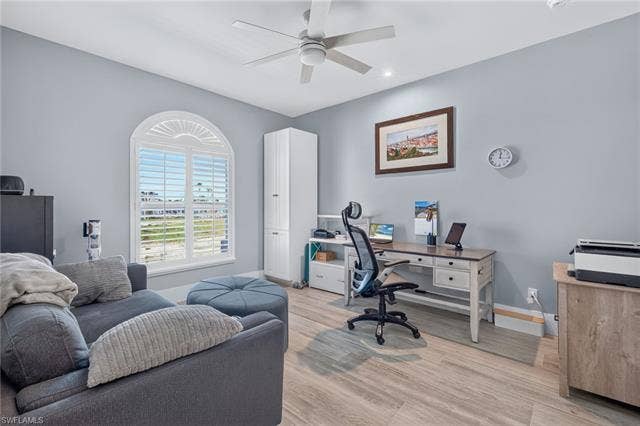 61 Mango St, Fort Myers Beach, FL 33931 Light filled guest room- Virtually Edited Image