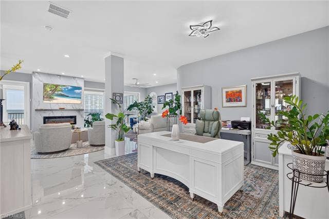 61 Mango St, Fort Myers Beach, FL 33931 Spacious Living Area - Virtually Edited Image