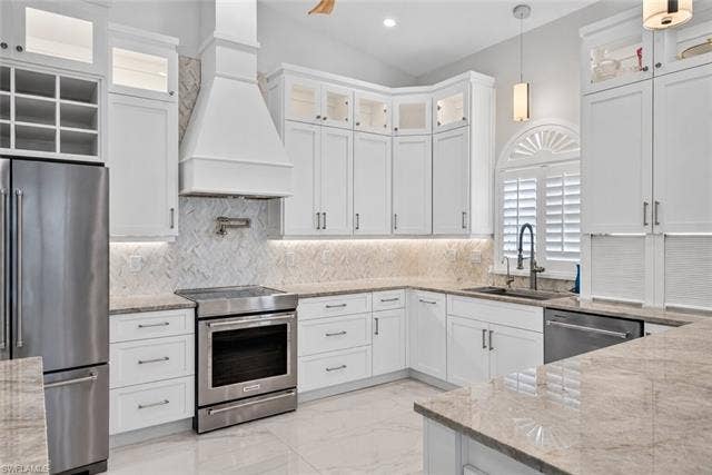 61 Mango St, Fort Myers Beach, FL 33931 Chefs kitchen - Virtually Edited Image