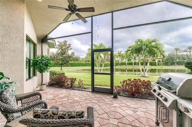 23472 Sanabria Loop, Bonita Springs, FL 34135 Generously sized lanai