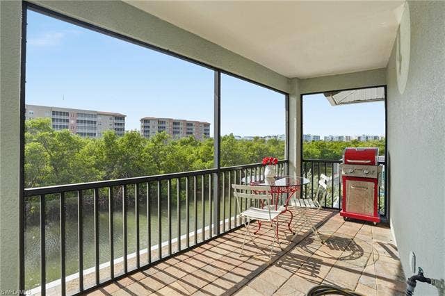 48 Fairview Blvd, Fort Myers Beach, FL 33931 Balcony with area for grilling