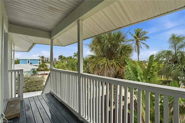 48 Fairview Blvd, Fort Myers Beach, FL 33931 View of deck - Virtually Edited Image