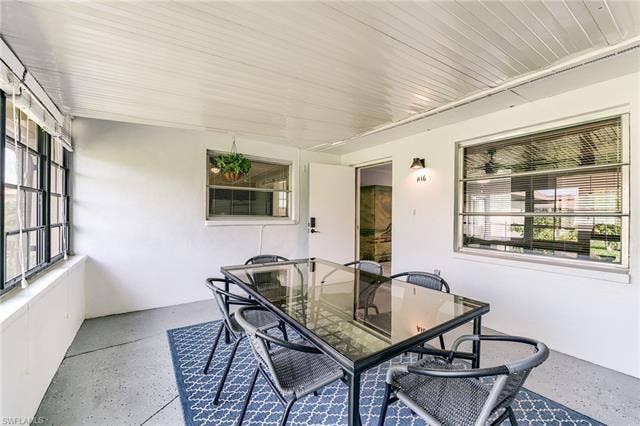1500 Popham Dr, #A16, Fort Myers, FL 33919 Back lanai