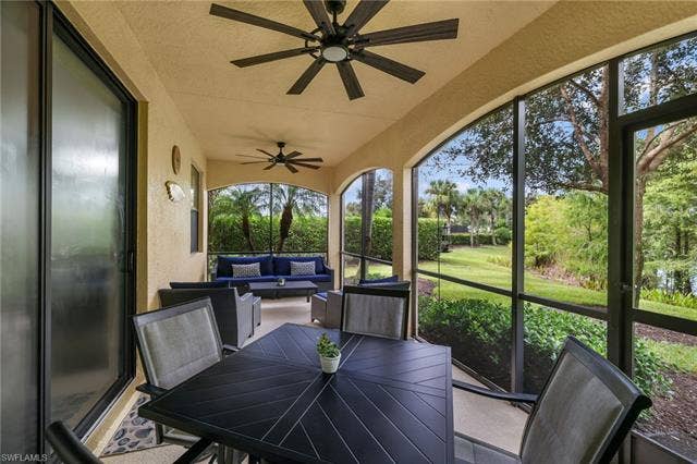28100 Cookstown Ct, #2201, Bonita Springs, FL 34135 Large Screened-In Lanai