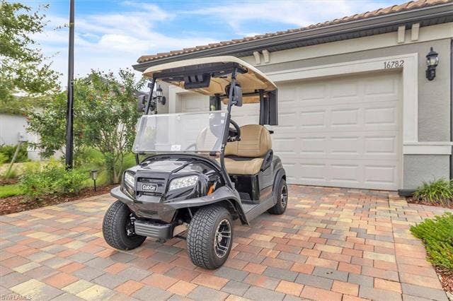 16782 Rolling Rock Blvd, Alva, FL 33920 2 car garage with negotiable golf cart