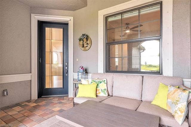 16782 Rolling Rock Blvd, Alva, FL 33920 Glass front door and phantom screen