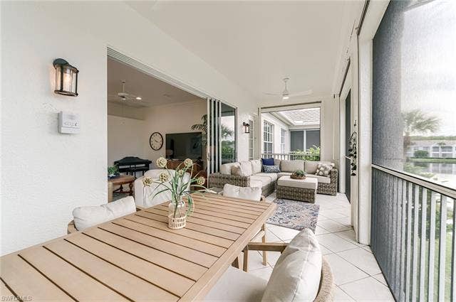 9533 Cypress Hammock Cir, #202, Estero, FL 34135 Screened Lanai