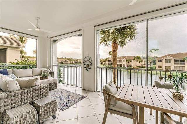 9533 Cypress Hammock Cir, #202, Estero, FL 34135 Screened Lanai
