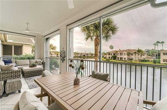 9533 Cypress Hammock Cir, #202, Estero, FL 34135 Screened Lanai