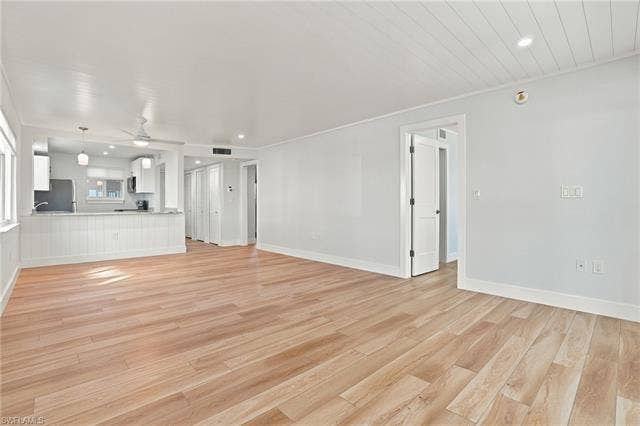 2580 Estero Blvd, #15, Fort Myers Beach, FL 33931 Living/dining area and kitchen