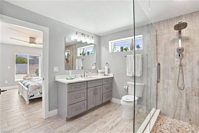 310 Madison Ct, Fort Myers Beach, FL 33931 Updated primary bathroom