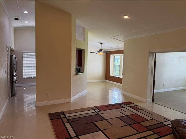 13250 W Radcliffe Dr, Fort Myers, FL 33966 View of kitchen from sitting room