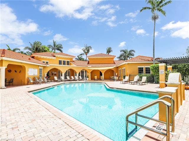 8659 River Homes Ln, #1202, Bonita Springs, FL 34135 Pool and spa a perfect place to relax