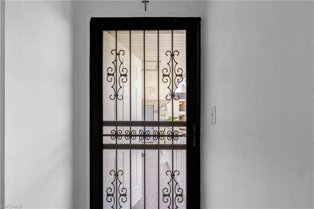 6777 Winkler Rd, #268, Fort Myers, FL 33919 Front Door w/ Screen Door