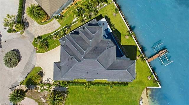 280 Estrellita Dr, Fort Myers Beach, FL 33931 Bird's eye view of a nearby body of water - Virtually Edited Image