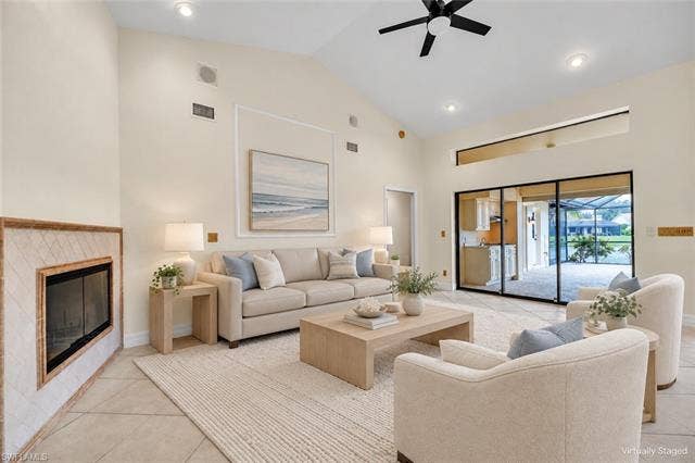 11543 Tanager Ct, Naples, FL 34119 STAGED Family Room