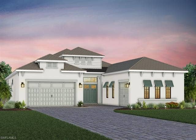 25923 Skipping Rock Circle, Bonita Springs, FL 34135 Rendering of Madeira home.