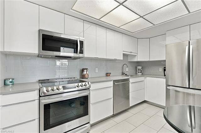 7000 Estero Blvd, #704, Fort Myers Beach, FL 33931 Kitchen - Virtually Edited Image