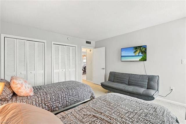 7000 Estero Blvd, #704, Fort Myers Beach, FL 33931 Guest Bedroom - Virtually Edited Image