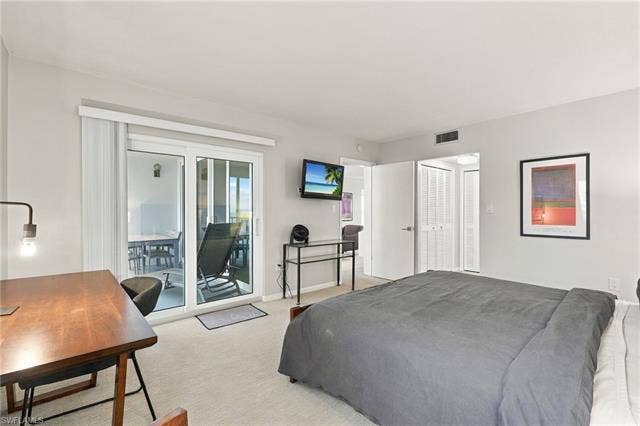7000 Estero Blvd, #704, Fort Myers Beach, FL 33931 Primary Bedroom - Virtually Edited Image