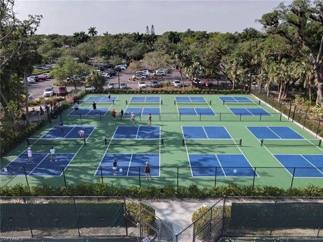 13491 Palmetto Grove Dr, Fort Myers, FL 33905 Pickle ball courts. Five Har-Tru tennis courts not shown.