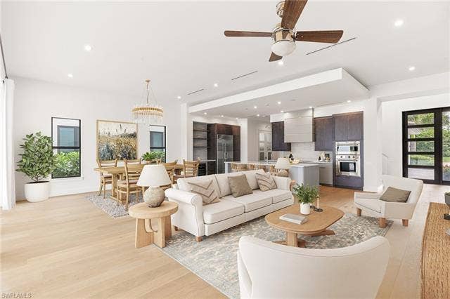 19044 Via Messina Way, Miromar Lakes, FL 33913 Living Room(VirtuallyStaged)