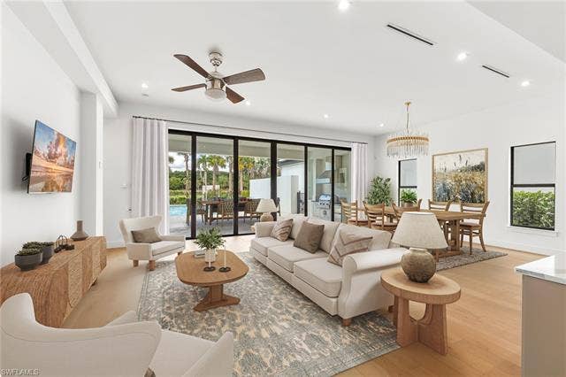 19044 Via Messina Way, Miromar Lakes, FL 33913 Living Room(Virtually Staged)