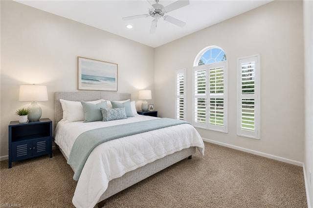 9375 Oak Strand Dr, Estero, FL 34135 Enjoy the difference a few touches could make in this virtually staged bedroom.