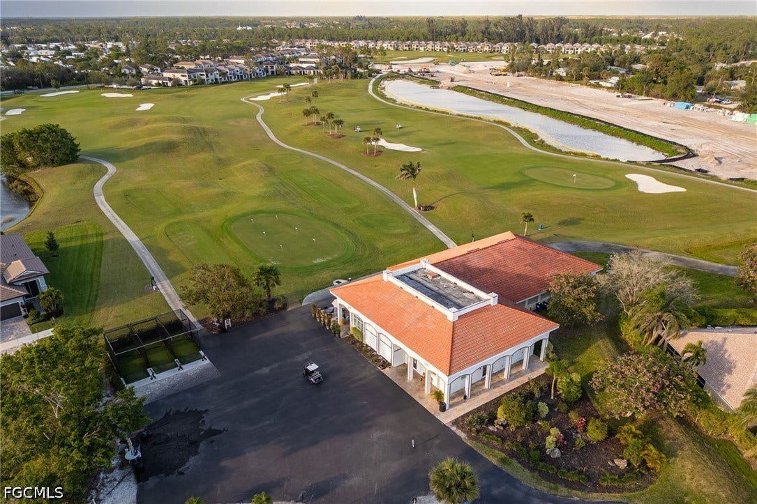 26600 ROSEWOOD POINTE Drive, #B-105, Bonita Springs, FL 34135 Aerial view featuring view of golf course
