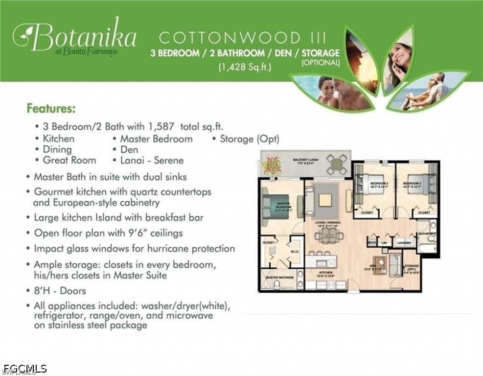 26600 ROSEWOOD POINTE Drive, #B-105, Bonita Springs, FL 34135 Floor plan