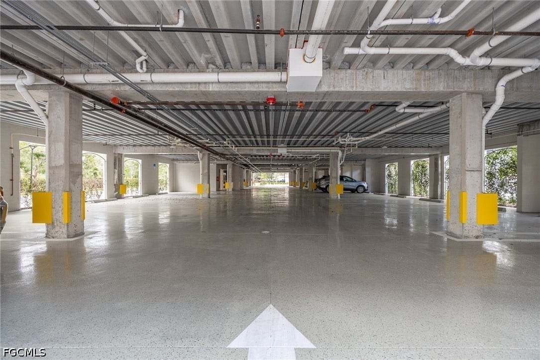 26600 ROSEWOOD POINTE Drive, #B-105, Bonita Springs, FL 34135 View of parking garage
