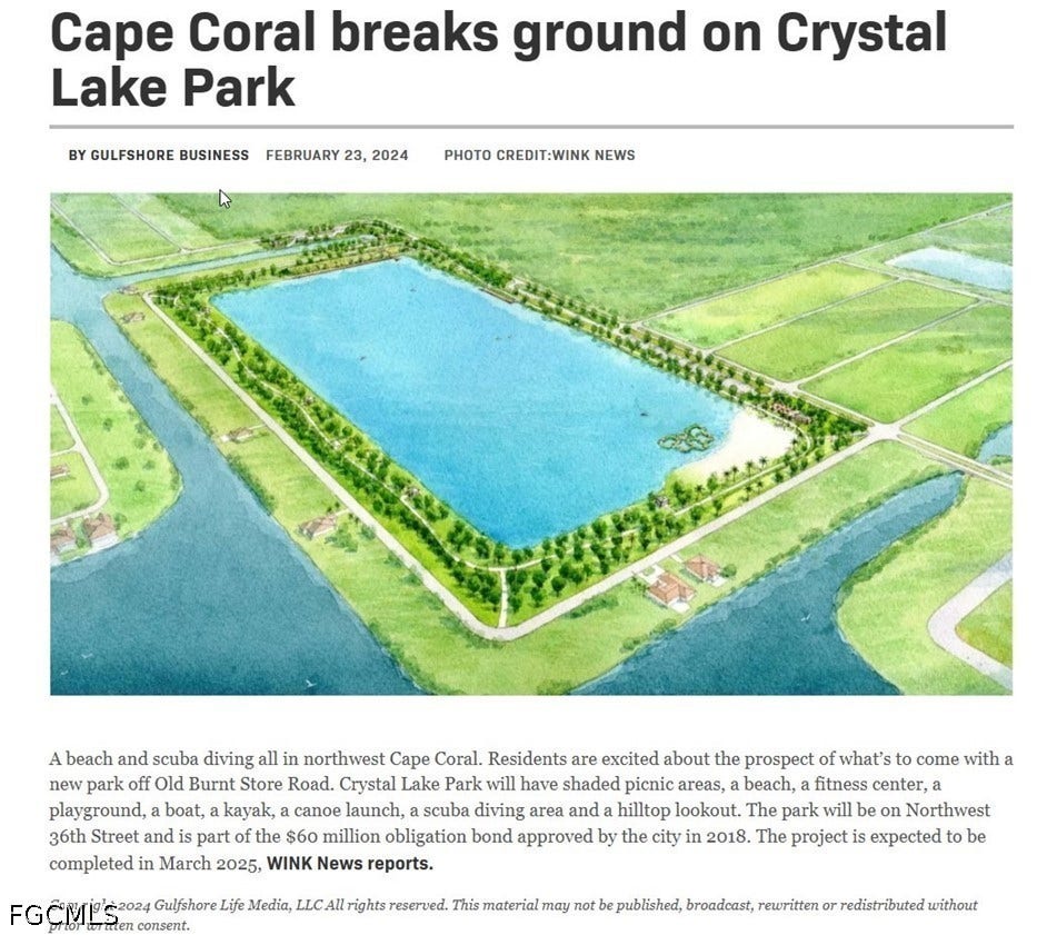 1617 NW 43rd Avenue, Cape Coral, FL 33993 Crystal Lake Park - Project