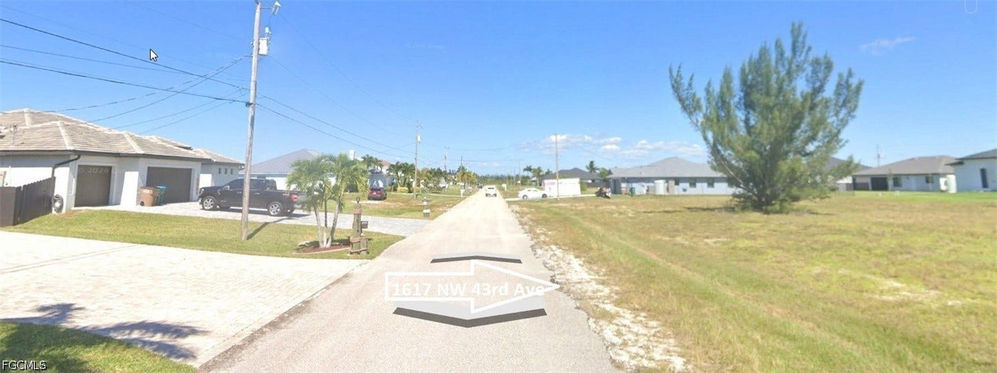 1617 NW 43rd Avenue, Cape Coral, FL 33993 View looking down street