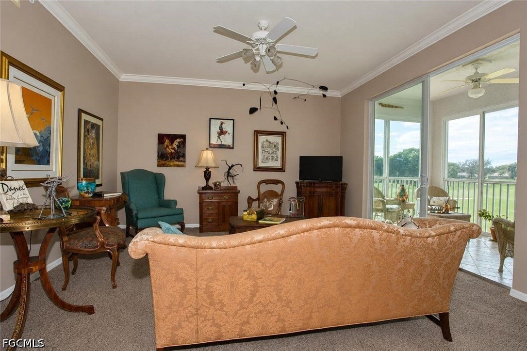 Turquoise chair and couch remain
