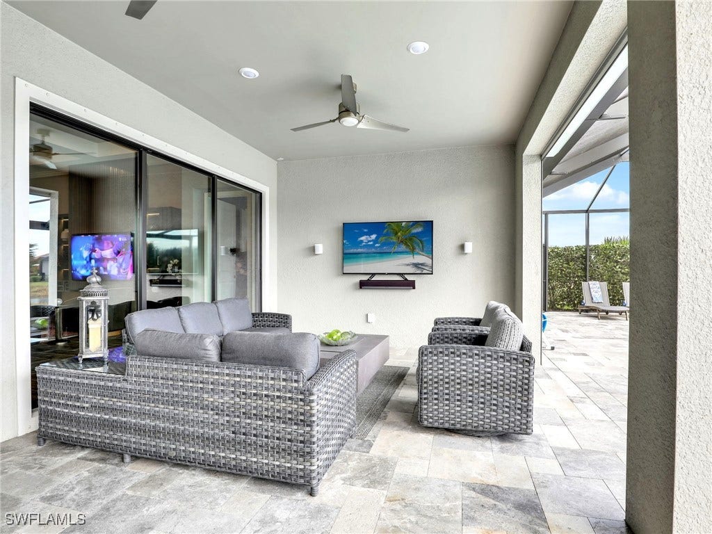 Outdoor Lounge Area