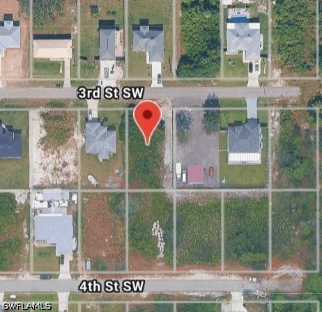 Aerial Map. Indicating the parcel location of the property