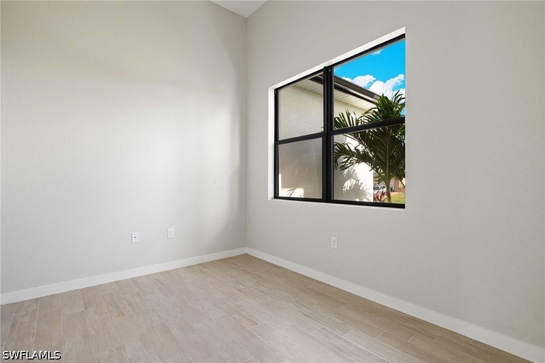 Flooring upgraded to premium, color-matched Luxury Vinyl Plank [LVP].