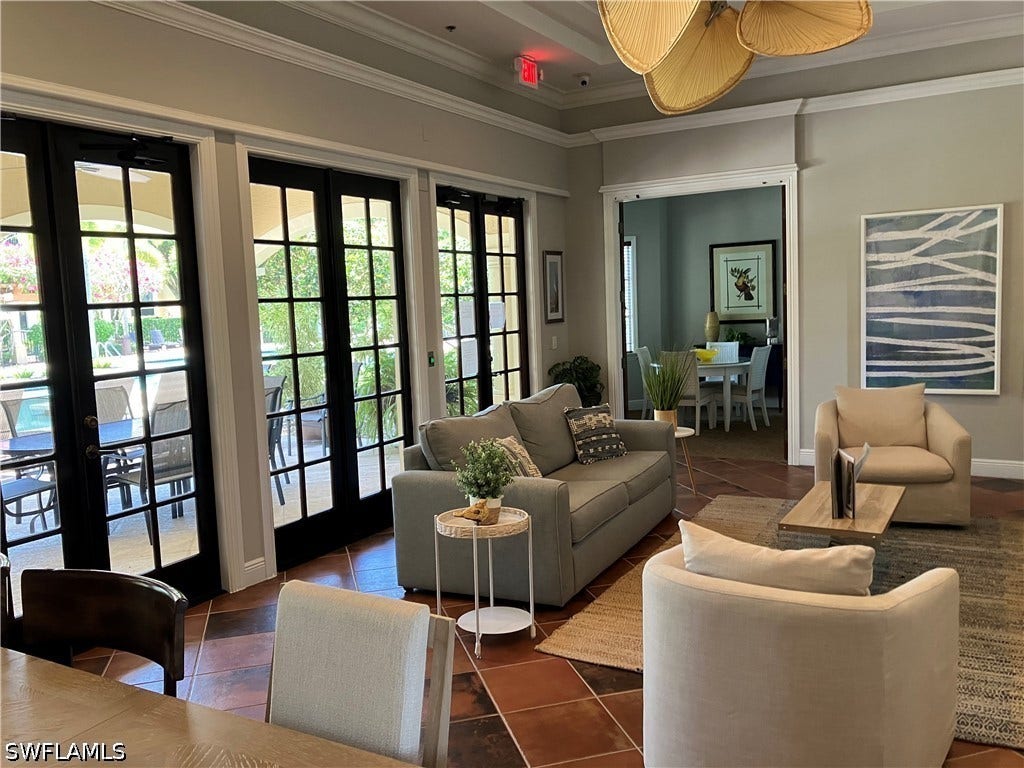 8920 Colonnades Court E, #516, Bonita Springs, FL 34135 Large room for residents gatherings, meetings, parties, etc.