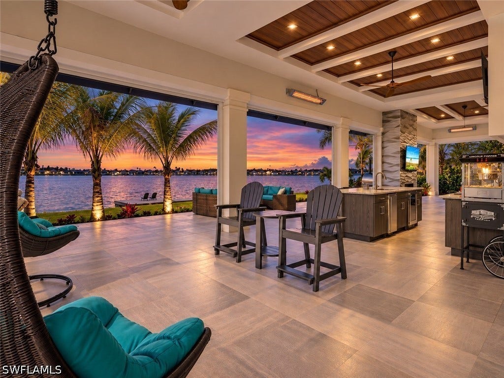 Enjoy nearly 1900 square feet of outdoor covered living space.
